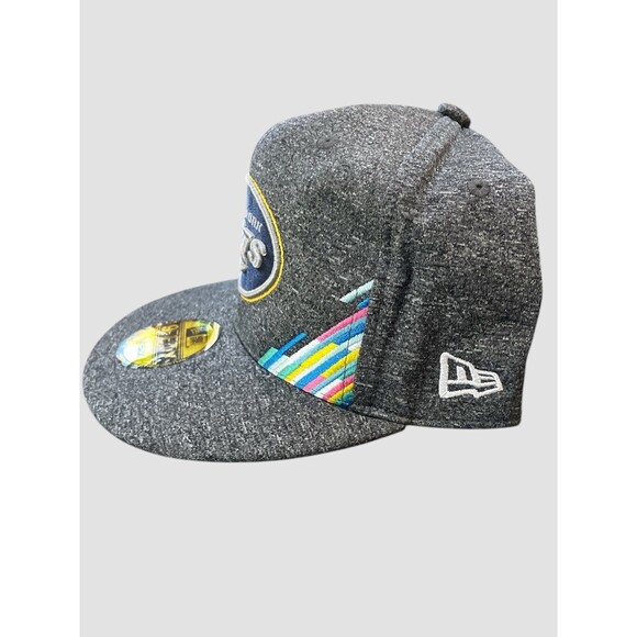 New Era NFL 100 Years New York Jets Crucial Catch Hat Cap 59FIFTY NEW - Picture 2 of 6